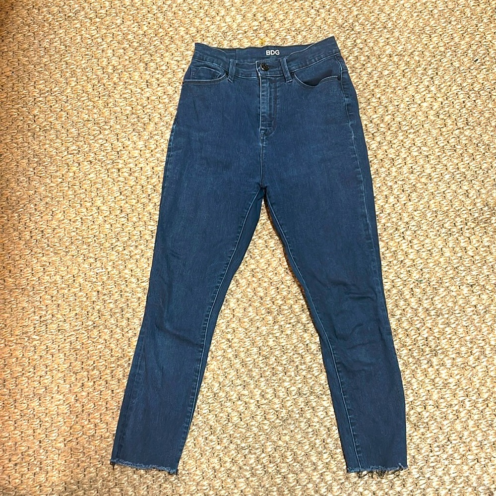 BDG Dark Wash Stretchy Skinny Jeans